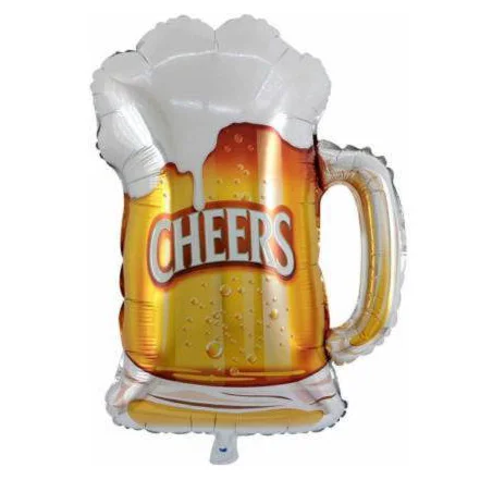 1 large cheers beer pitcher mug foil balloon pack of 1 balloon original imagf2w9hkubb3pk