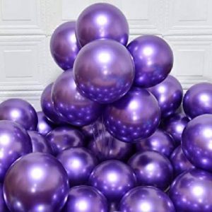 5 5 pcs purple metallic chrome balloons for birthdays original imag4hgakntegbs5