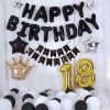 18th Birthday Combo Black White