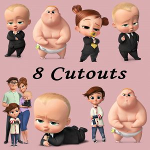 Boss baby cutouts
