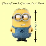 minions theme cutouts