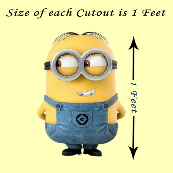 minions theme cutouts