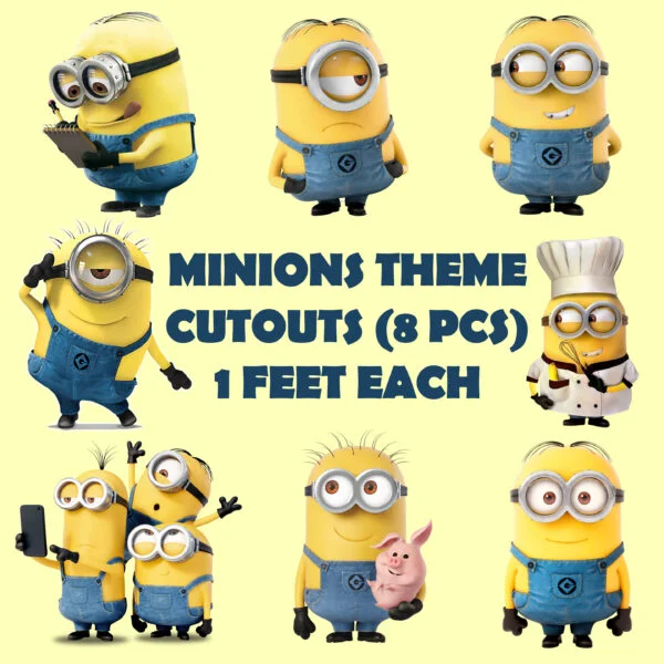 Minions Theme Cutouts