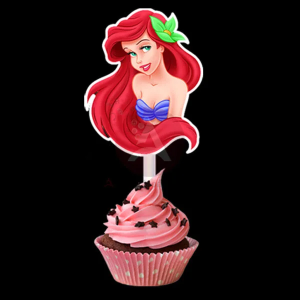 Princess theme cupcake topper