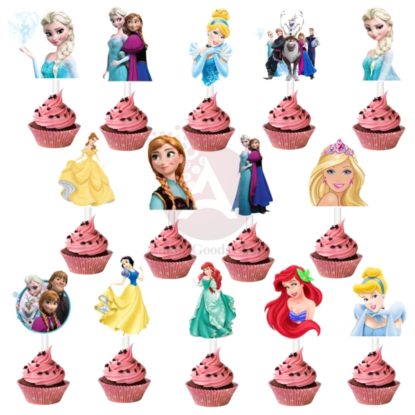 Princess theme Cupcake/cake topper