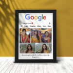 Google Search Page Customised Premium Quality Wall Frame